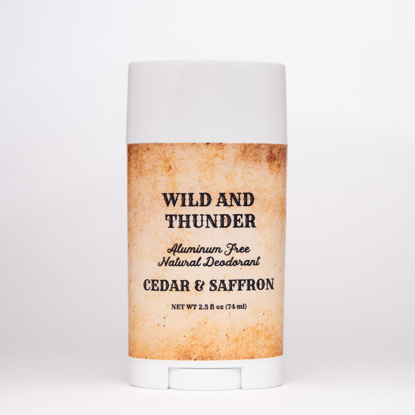 Natural Aluminum Free Deodorant (Cedar & Saffron) 2-Sticks